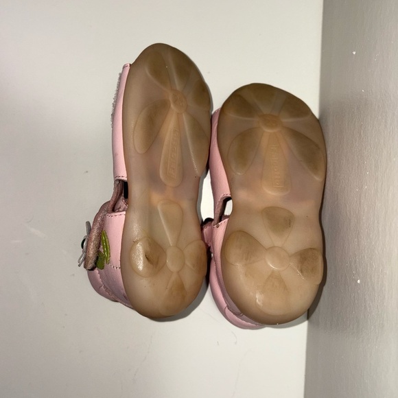 FALCETTO PINK  LEATHER GIRLS Sandals - Picture 3 of 4